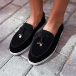 Warner Püskül Detaylı Loafer Siyah