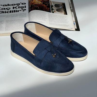 Warner Püsküllü Loafer Mavi