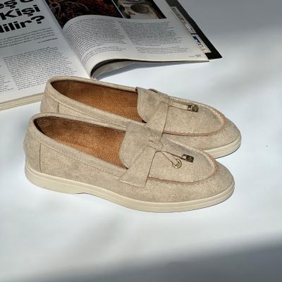 Warner Püsküllü Loafer Vizon