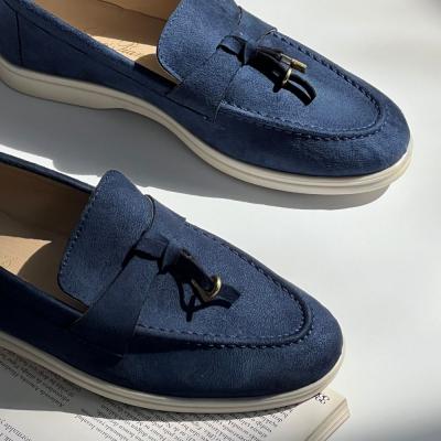 Warner Püsküllü Loafer Mavi