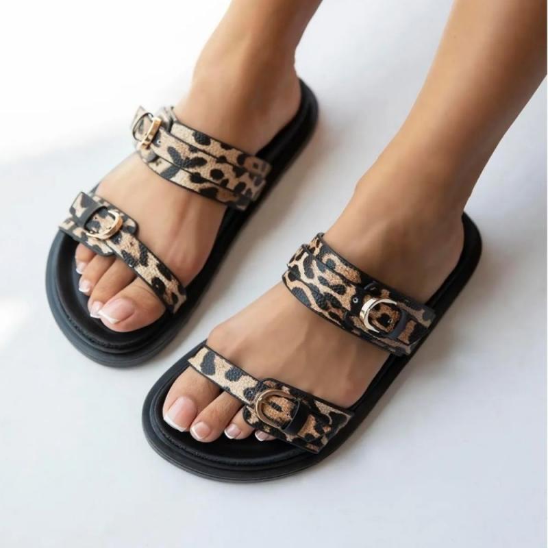 Sunday Terlik Deri Leopar